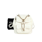 Chanel Backpack Duma Mini White Bag